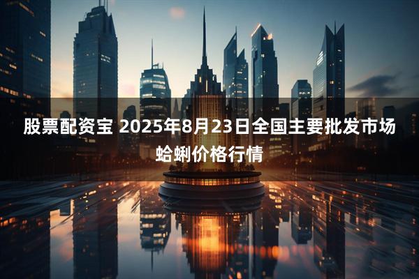 股票配资宝 2025年8月23日全国主要批发市场蛤蜊价格行情